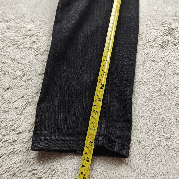 Levi's 520 Taper Jeans 34x30 Dark Gray Stretch Slim Straight Retro - Picture 9 of 10